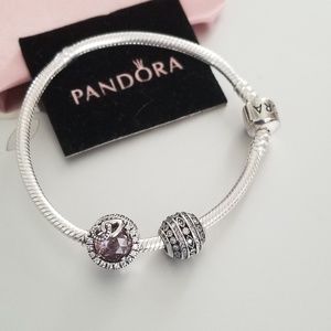 Pandora 2 Silver charms